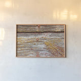 Textural XVI by Nathan Larson. shown as a paper print in a natural frame. Available as a archival giclee rolled canvas, fine art paper, or poster print. SKU 85856i.