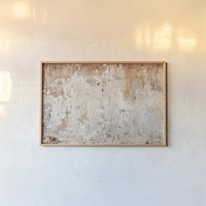 Textural XVII by Nathan Larson. shown as a paper print in a natural frame. Available as a archival giclee rolled canvas, fine art paper, or poster print. SKU 85865i.