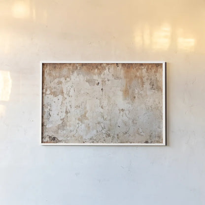 Textural XVII by Nathan Larson. shown as a paper print in a white frame. Available as a archival giclee rolled canvas, fine art paper, or poster print. SKU 85865i.