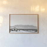 The Sun and All by Nathan Larson. shown as a paper print in a natural frame. Available as a archival giclee rolled canvas, fine art paper, or poster print. SKU 82726i.