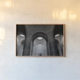 The Winged Victory of Samothrace by Nathan Larson. shown as a paper print in a natural frame. Available as a archival giclee rolled canvas, fine art paper, or poster print. SKU 81749i.