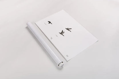 Three Departing by Nathan Larson. shown as a rolled paper print. Available as archival giclee rolled canvas, fine art paper, or poster print. SKU 77894i.