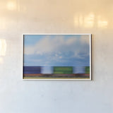 Train Dreams by Nathan Larson. shown as a paper print in a white frame. Available as a archival giclee rolled canvas, fine art paper, or poster print. SKU 103383i.