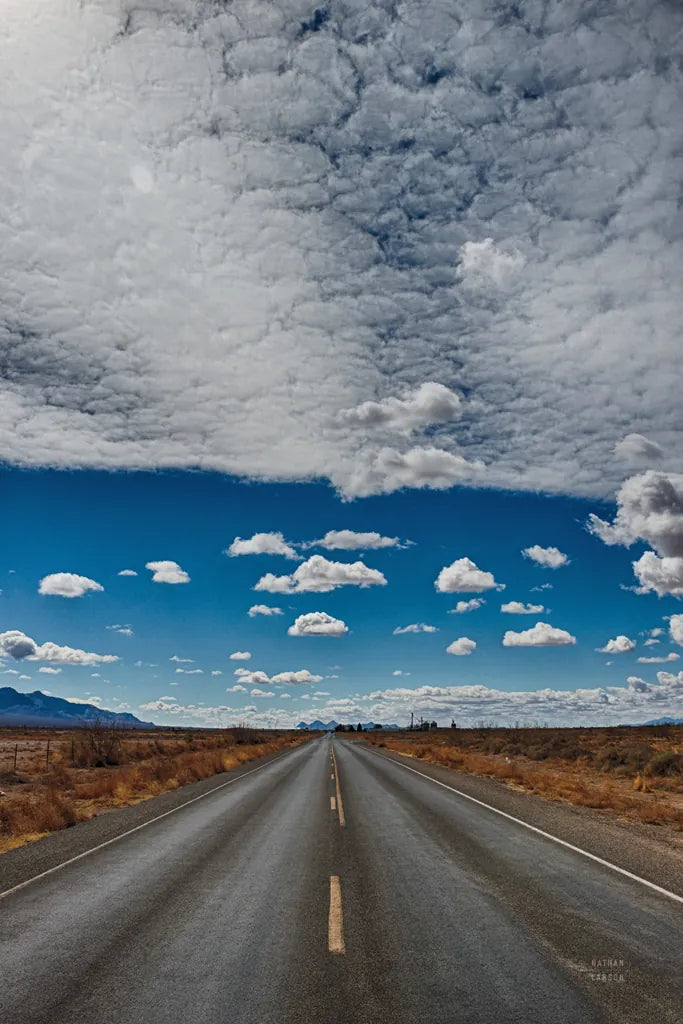 Tres Hermanas Clouds Color by Nathan Larson. SKU 77277h. Archival Giclee Fine art print for wall decor.