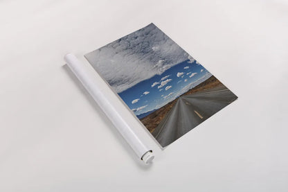 Tres Hermanas Clouds Color by Nathan Larson. shown as a rolled paper print. Available as archival giclee rolled canvas, fine art paper, or poster print. SKU 77277h.