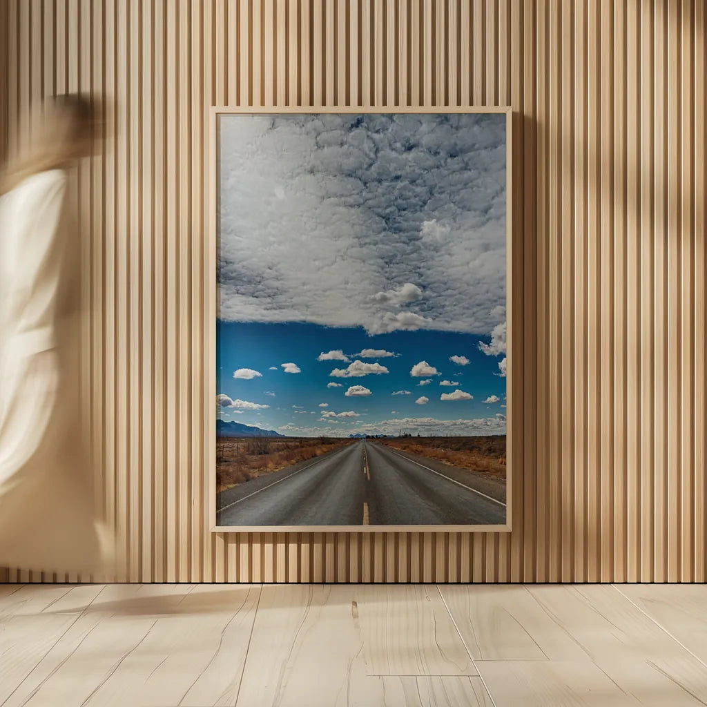 Tres Hermanas Clouds Color by Nathan Larson. shown as over sized large wall art. Available as an archival giclee rolled canvas, fine art paper, or poster print. SKU 77277h.