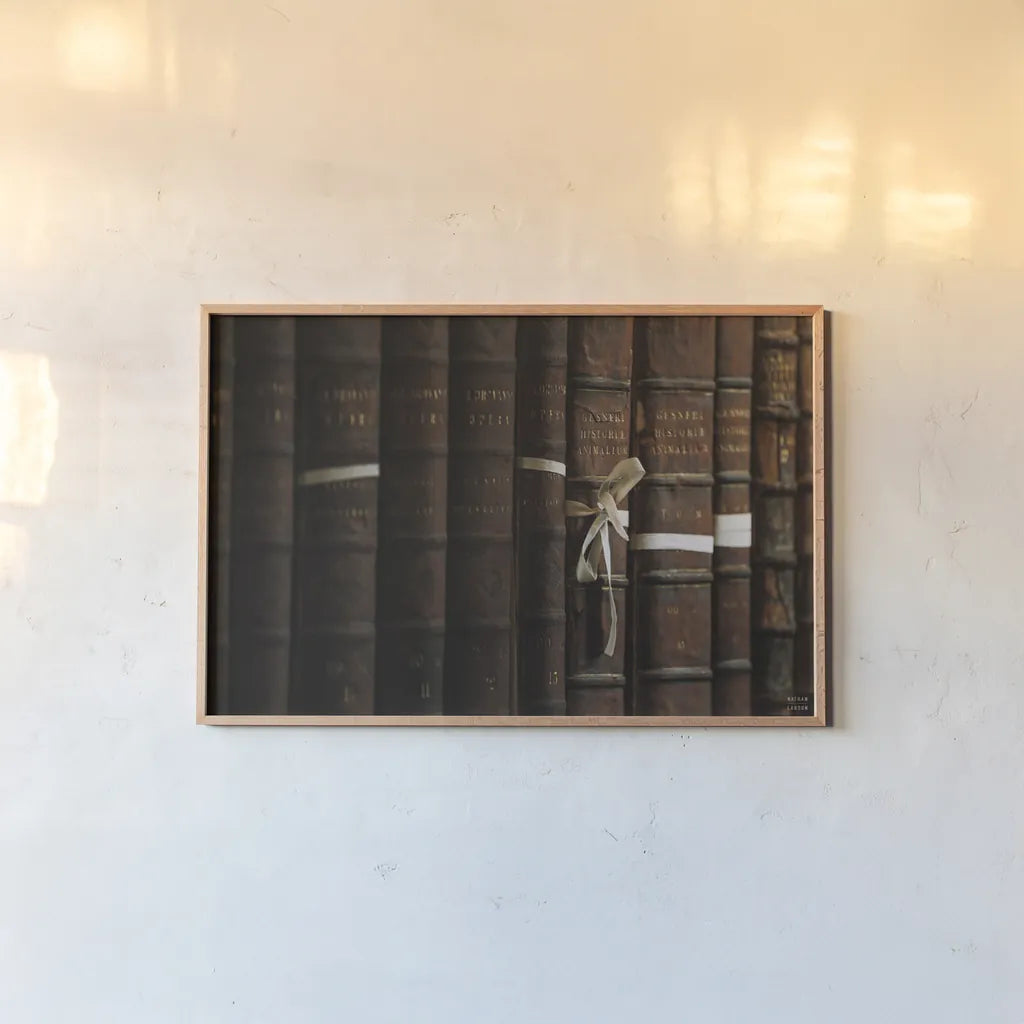 Trinity I by Nathan Larson. shown as a paper print in a natural frame. Available as a archival giclee rolled canvas, fine art paper, or poster print. SKU 101212i.