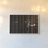 Trinity I by Nathan Larson. shown as a paper print in a white frame. Available as a archival giclee rolled canvas, fine art paper, or poster print. SKU 101212i.