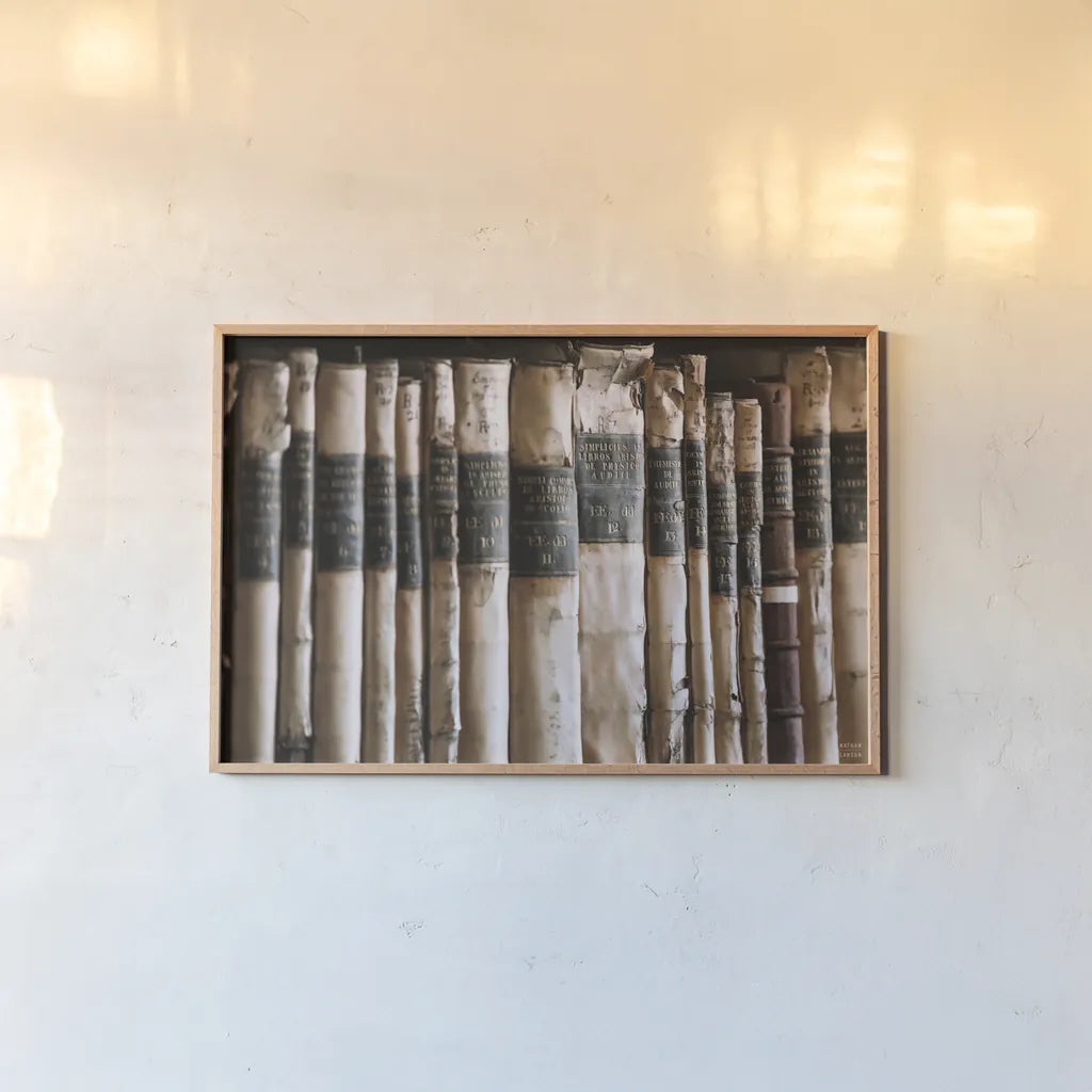 Trinity III by Nathan Larson. shown as a paper print in a natural frame. Available as a archival giclee rolled canvas, fine art paper, or poster print. SKU 101216i.