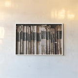 Trinity III by Nathan Larson. shown as a paper print in a white frame. Available as a archival giclee rolled canvas, fine art paper, or poster print. SKU 101216i.