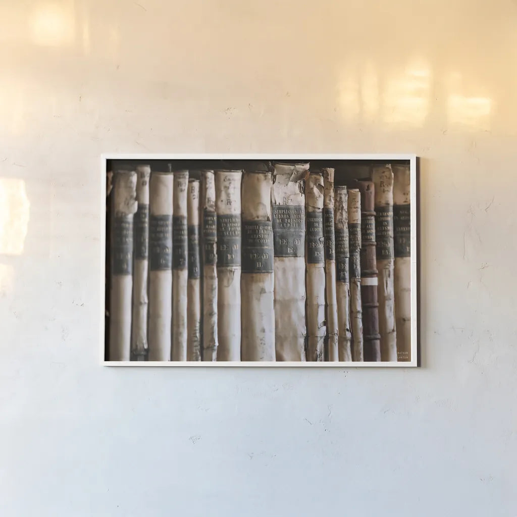 Trinity III by Nathan Larson. shown as a paper print in a white frame. Available as a archival giclee rolled canvas, fine art paper, or poster print. SKU 101216i.