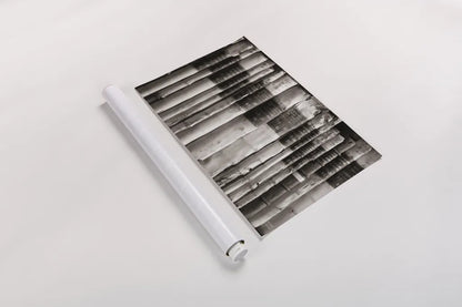 Trinity III BW by Nathan Larson. shown as a rolled paper print. Available as archival giclee rolled canvas, fine art paper, or poster print. SKU 101217i.