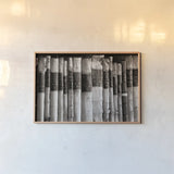 Trinity III BW by Nathan Larson. shown as a paper print in a natural frame. Available as a archival giclee rolled canvas, fine art paper, or poster print. SKU 101217i.