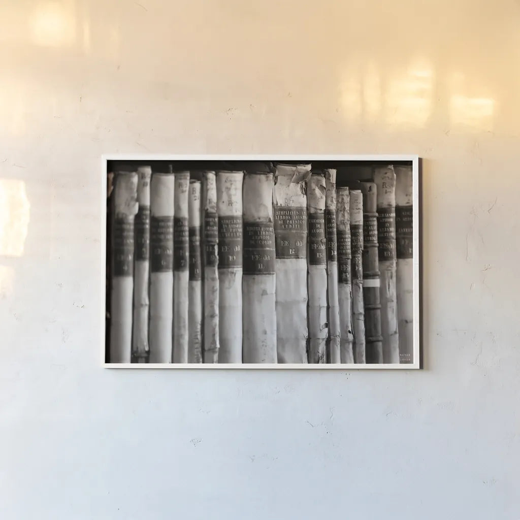 Trinity III BW by Nathan Larson. shown as a paper print in a white frame. Available as a archival giclee rolled canvas, fine art paper, or poster print. SKU 101217i.