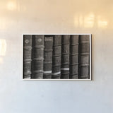 Trinity IV BW by Nathan Larson. shown as a paper print in a white frame. Available as a archival giclee rolled canvas, fine art paper, or poster print. SKU 101219i.