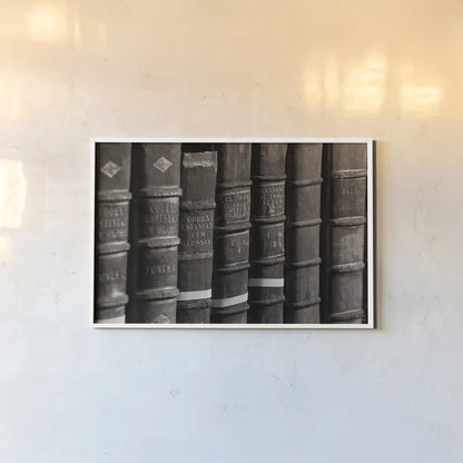 Trinity IV BW by Nathan Larson. shown as a paper print in a white frame. Available as a archival giclee rolled canvas, fine art paper, or poster print. SKU 101219i.