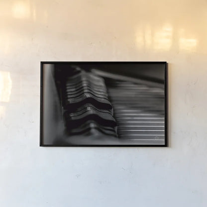 Under the Hood BW by Nathan Larson. shown as a paper print in a black flame. Available as a archival giclee rolled canvas, fine art paper, or poster print. SKU 76317i.