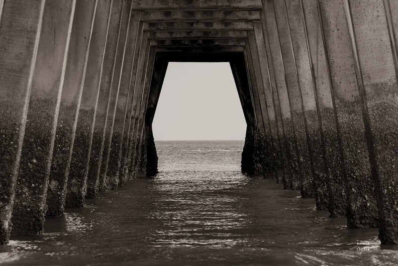 Under the Pier by Nathan Larson. SKU 97580i. Archival Giclee Fine art print for wall decor.