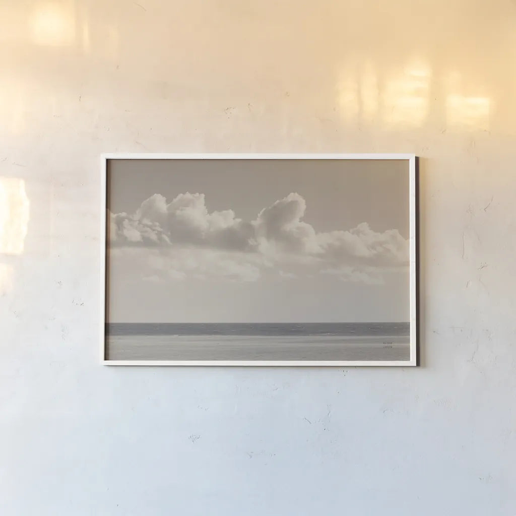 Venice Beach by Nathan Larson. shown as a paper print in a white frame. Available as a archival giclee rolled canvas, fine art paper, or poster print. SKU 90443i.