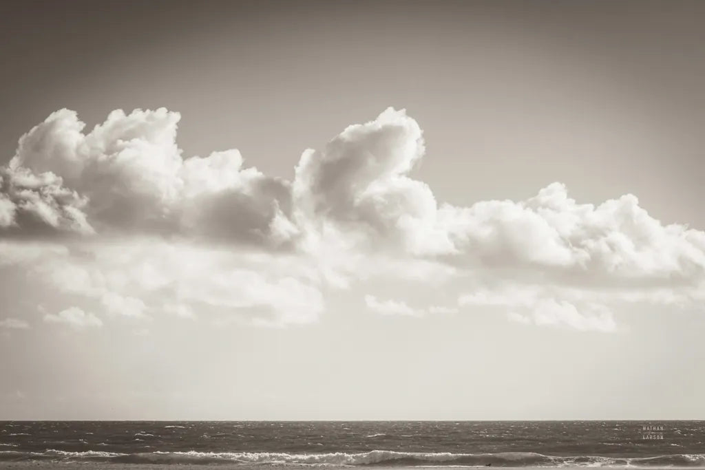 Venice Beach BW by Nathan Larson. SKU 90444i. Archival Giclee Fine art print for wall decor.