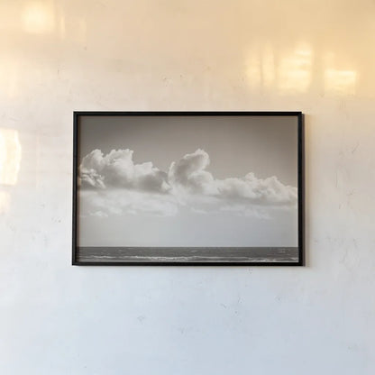 Venice Beach BW by Nathan Larson. shown as a paper print in a black flame. Available as a archival giclee rolled canvas, fine art paper, or poster print. SKU 90444i.