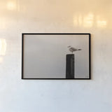 Watching the rain Fall by Nathan Larson. shown as a paper print in a black flame. Available as a archival giclee rolled canvas, fine art paper, or poster print. SKU 97448i.