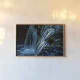 Water Light I by Nathan Larson. shown as a paper print in a natural frame. Available as a archival giclee rolled canvas, fine art paper, or poster print. SKU 103792i.