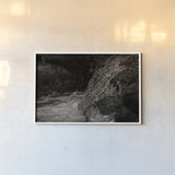 Water Light IV Sepia by Nathan Larson. shown as a paper print in a white frame. Available as a archival giclee rolled canvas, fine art paper, or poster print. SKU 103799i.