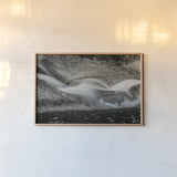 Water Moves by Nathan Larson. shown as a paper print in a natural frame. Available as a archival giclee rolled canvas, fine art paper, or poster print. SKU 101669i.