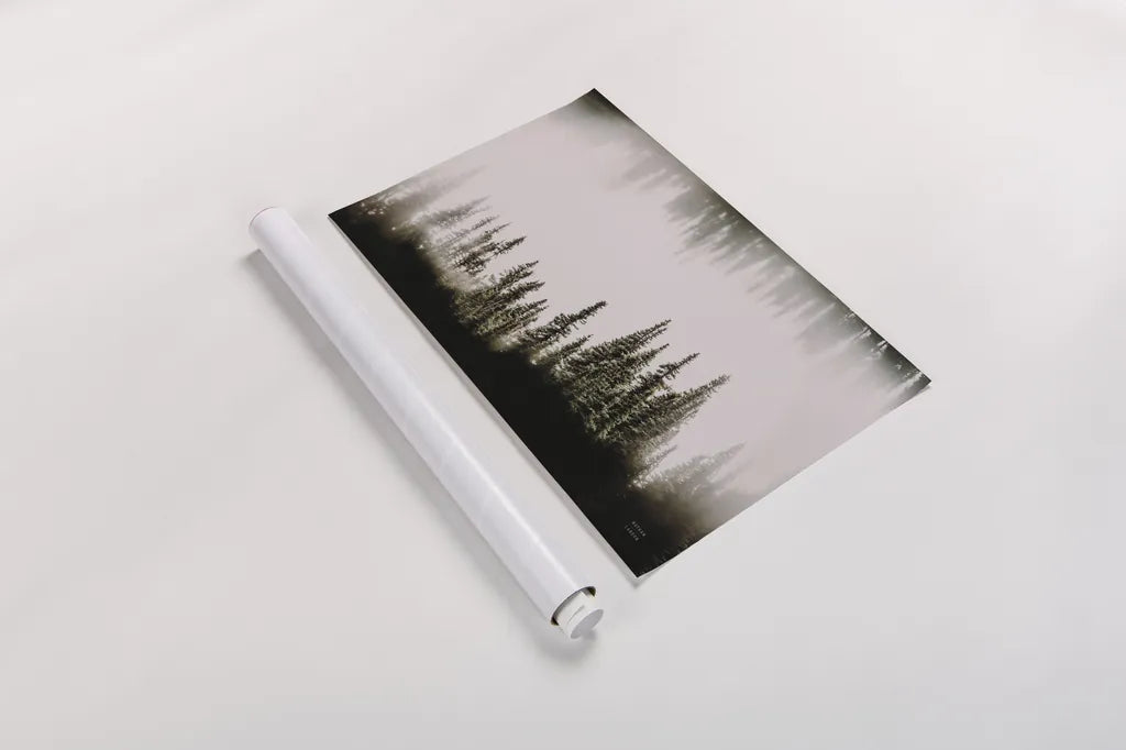 Waterwood by Nathan Larson. shown as a rolled paper print. Available as archival giclee rolled canvas, fine art paper, or poster print. SKU 90446i.