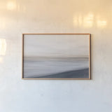 Waves Move Me I by Nathan Larson. shown as a paper print in a natural frame. Available as a archival giclee rolled canvas, fine art paper, or poster print. SKU 70532i.
