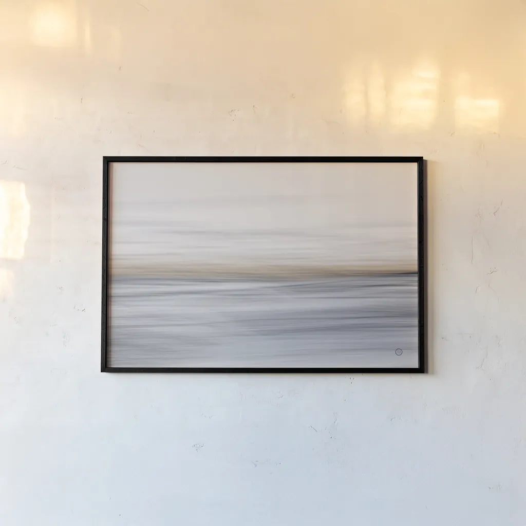 Waves Move Me II by Nathan Larson. shown as a paper print in a black flame. Available as a archival giclee rolled canvas, fine art paper, or poster print. SKU 70533i.