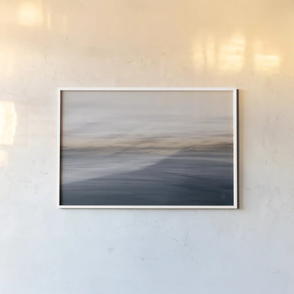 Waves Move Me III by Nathan Larson. shown as a paper print in a white frame. Available as a archival giclee rolled canvas, fine art paper, or poster print. SKU 70534i.