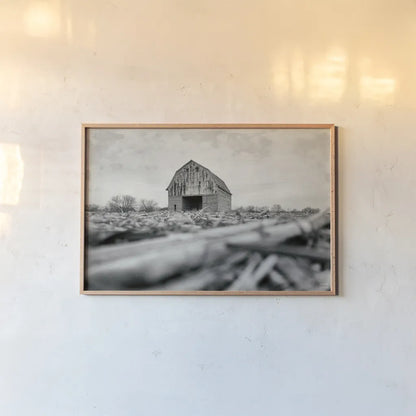 Weathered by Nathan Larson. shown as a paper print in a natural frame. Available as a archival giclee rolled canvas, fine art paper, or poster print. SKU 98507i.