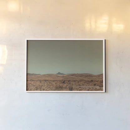 Welcome II by Nathan Larson. shown as a paper print in a white frame. Available as a archival giclee rolled canvas, fine art paper, or poster print. SKU 82426i.