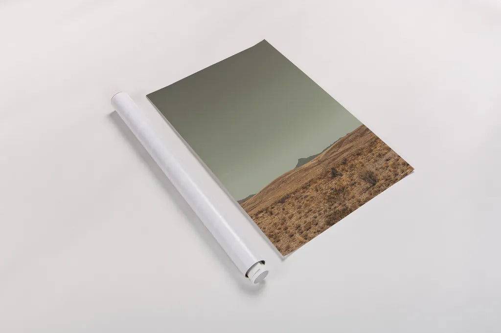 Welcome III by Nathan Larson. shown as a rolled paper print. Available as archival giclee rolled canvas, fine art paper, or poster print. SKU 82427h.