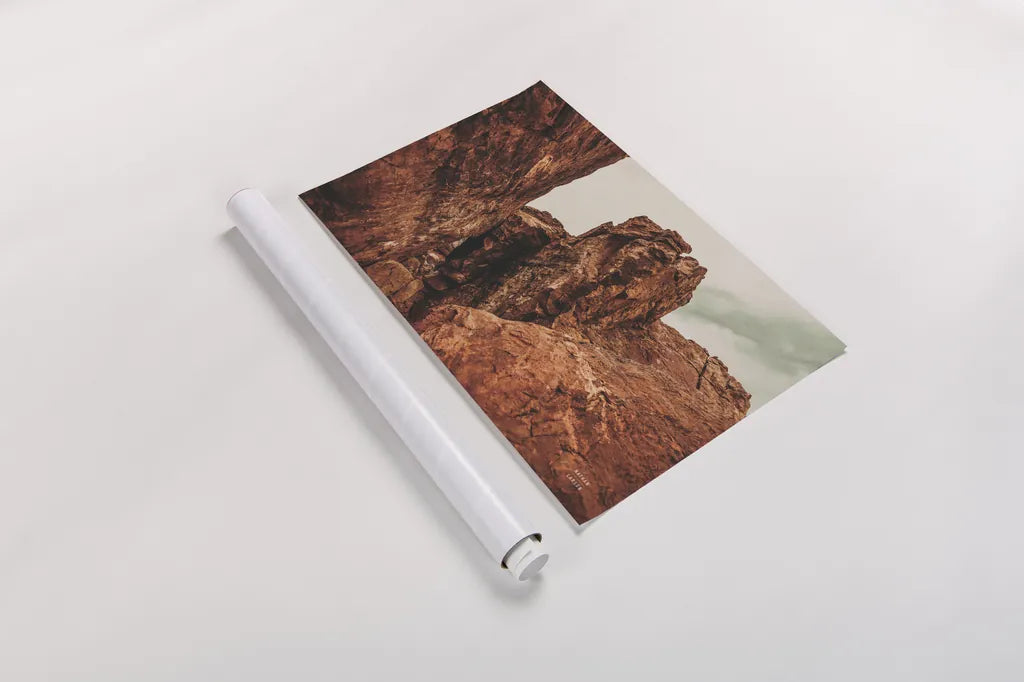 Welcome V by Nathan Larson. shown as a rolled paper print. Available as archival giclee rolled canvas, fine art paper, or poster print. SKU 82429i.