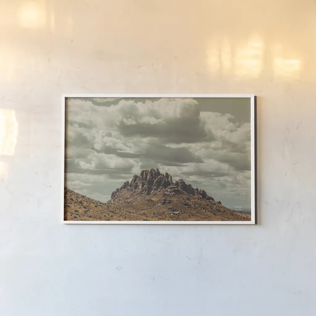 Welcome VIII by Nathan Larson. shown as a paper print in a white frame. Available as a archival giclee rolled canvas, fine art paper, or poster print. SKU 82432i.