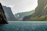 Western Brook Pond by Nathan Larson. SKU 101660i. Archival Giclee Fine art print for wall decor.