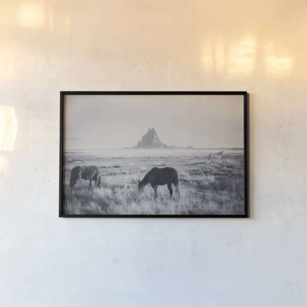 Western Range by Nathan Larson. shown as a paper print in a black flame. Available as a archival giclee rolled canvas, fine art paper, or poster print. SKU 95338i.