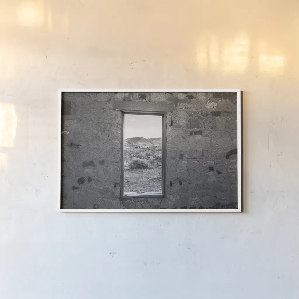 What They Used to See by Nathan Larson. shown as a paper print in a white frame. Available as a archival giclee rolled canvas, fine art paper, or poster print. SKU 95339i.