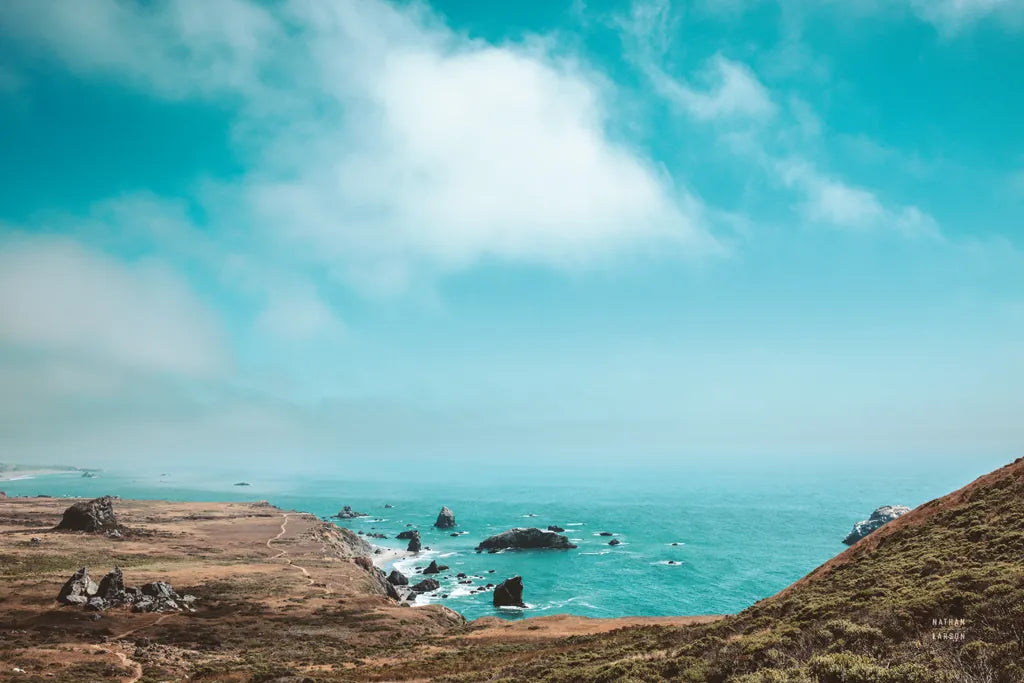 When Sea Becomes Sky by Nathan Larson. SKU 88868i. Archival Giclee Fine art print for wall decor.