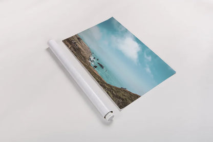 When Sea Becomes Sky by Nathan Larson. shown as a rolled paper print. Available as archival giclee rolled canvas, fine art paper, or poster print. SKU 88868i.