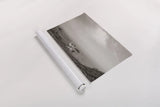 When Sea Becomes Sky BW by Nathan Larson. shown as a rolled paper print. Available as archival giclee rolled canvas, fine art paper, or poster print. SKU 88869i.