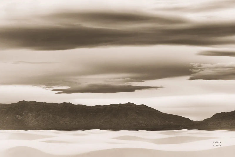 White Sands Afternoon by Nathan Larson. SKU 99382i. Archival Giclee Fine art print for wall decor.