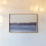 White Sands Dream by Nathan Larson. shown as a paper print in a natural frame. Available as a archival giclee rolled canvas, fine art paper, or poster print. SKU 76446i.