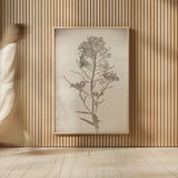 Wildflower Journal Vintage I by Nathan Larson. shown as over sized large wall art. Available as an archival giclee rolled canvas, fine art paper, or poster print. SKU 97519h.