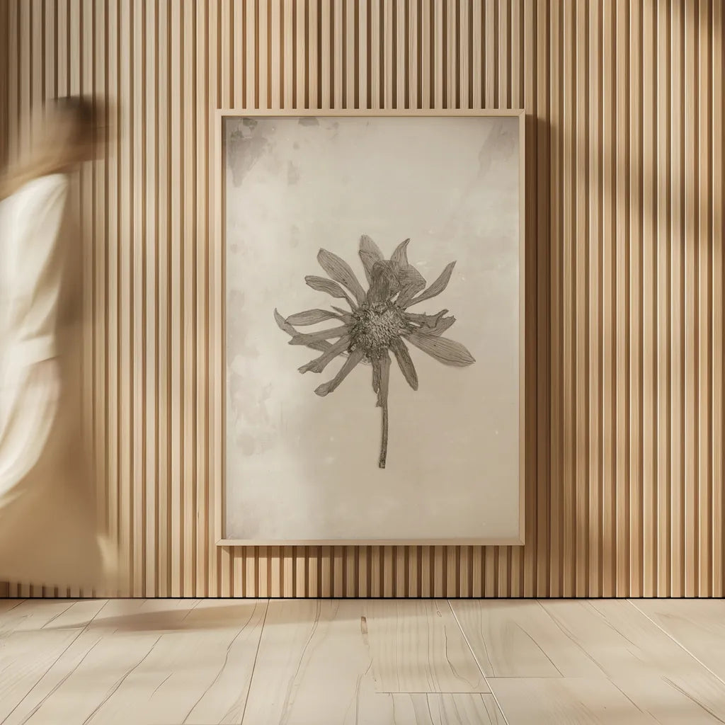 Wildflower Journal Vintage II by Nathan Larson. shown as over sized large wall art. Available as an archival giclee rolled canvas, fine art paper, or poster print. SKU 97520h.