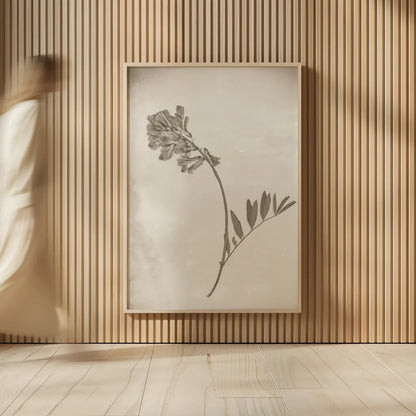 Wildflower Journal Vintage V by Nathan Larson. shown as over sized large wall art. Available as an archival giclee rolled canvas, fine art paper, or poster print. SKU 97523h.