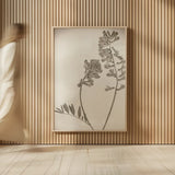 Wildflower Journal Vintage VI by Nathan Larson. shown as over sized large wall art. Available as an archival giclee rolled canvas, fine art paper, or poster print. SKU 97524h.